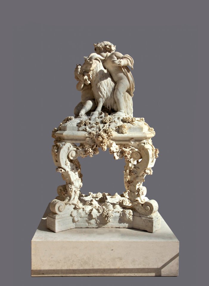 Enfants chèvre Sarazin Louvre R.F.1843 gris