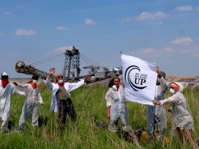 Ende Gelände part of the Red Finger at the brim 22-06-2019 26