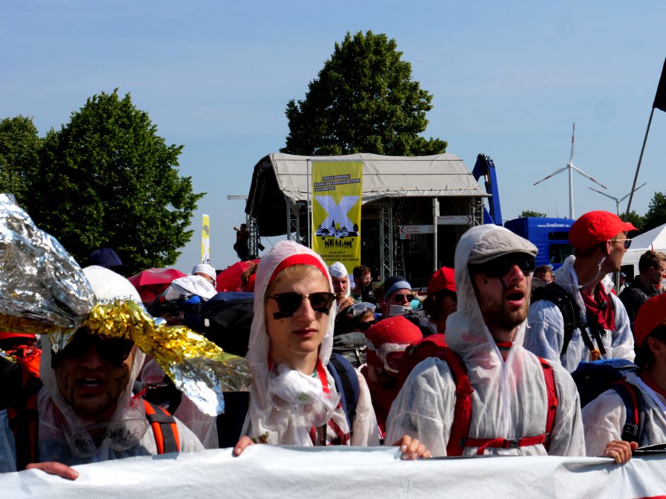 Ende Gelände Red Finger demonstration from Keyenberg 22-06-2019 29