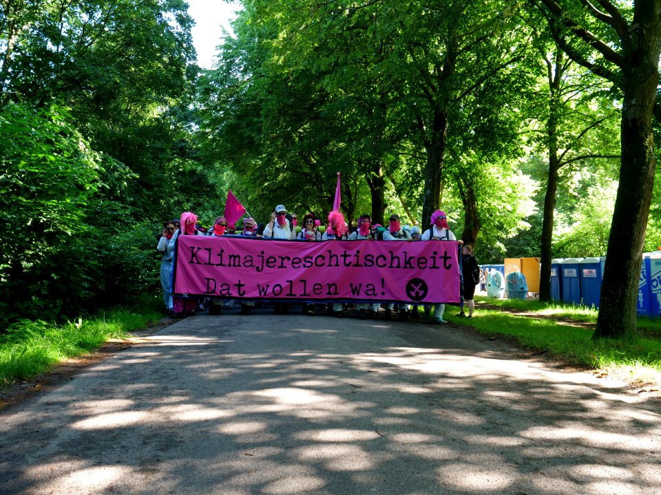 Ende Gelände Pink Finger in Viersen 21-06-2019 09