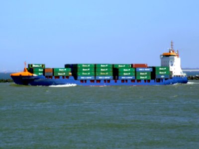 Eucon Leader IMO 9328027, leaving Port of Rotterdam 04-Aug-2007