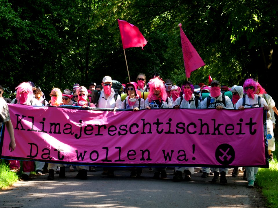 Ende Gelände Pink Finger in Viersen 21-06-2019 12
