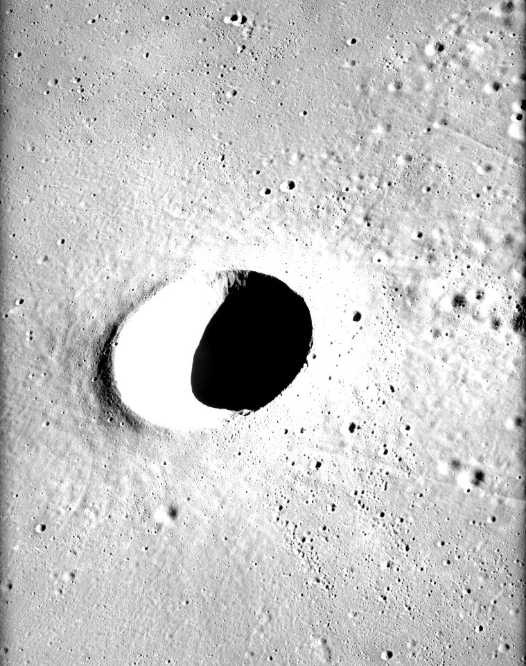 Euclides crater AS16-P-5454