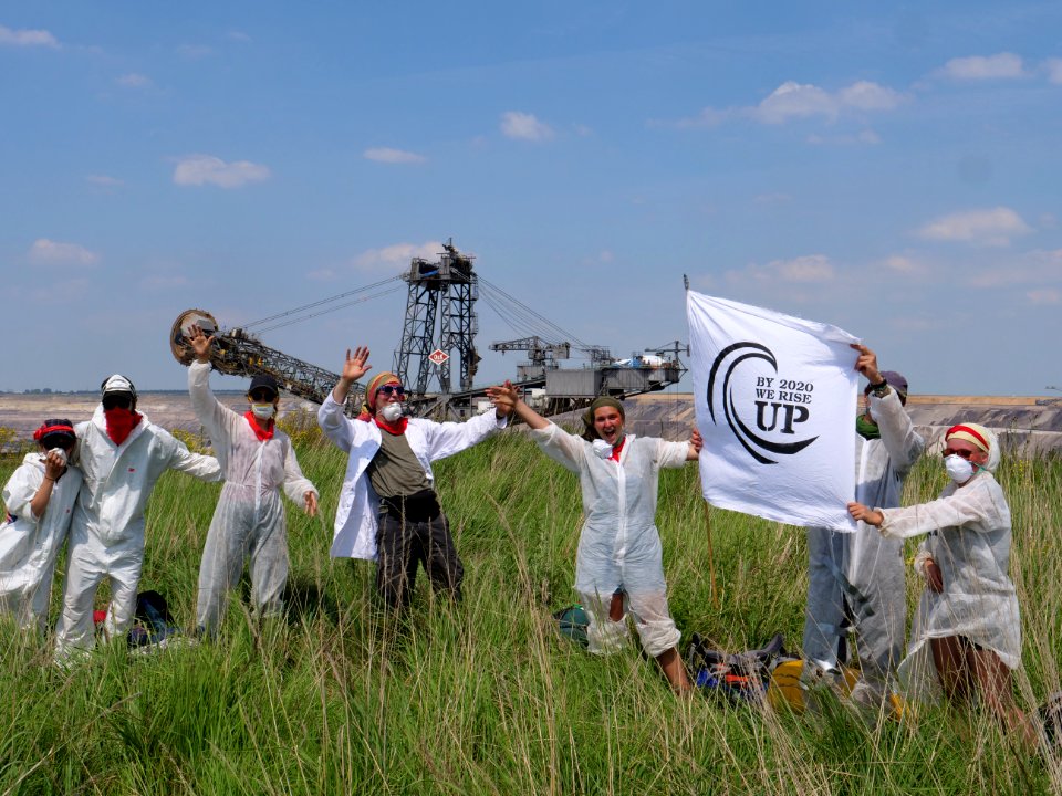Ende Gelände part of the Red Finger at the brim 22-06-2019 27