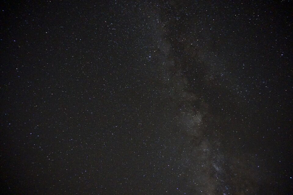 Night space starry