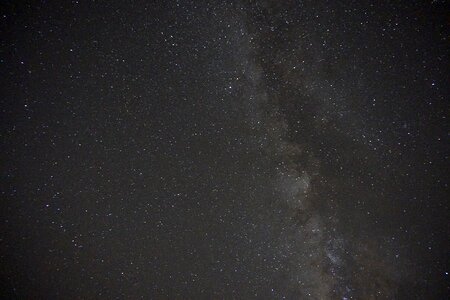 Night space starry photo