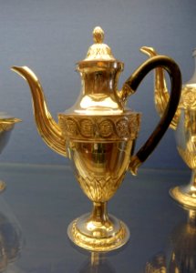 Eucharist chalice by Georg Stephan Dorffer, 1817, gilt silver - Mainfränkisches Museum - Würzburg, Germany - DSC04524