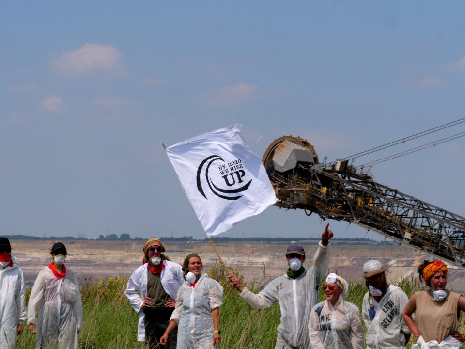 Ende Gelände part of the Red Finger at the brim 22-06-2019 30