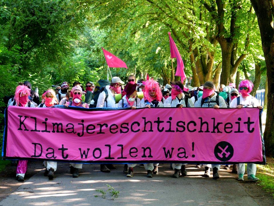 Ende Gelände Pink Finger in Viersen 21-06-2019 11