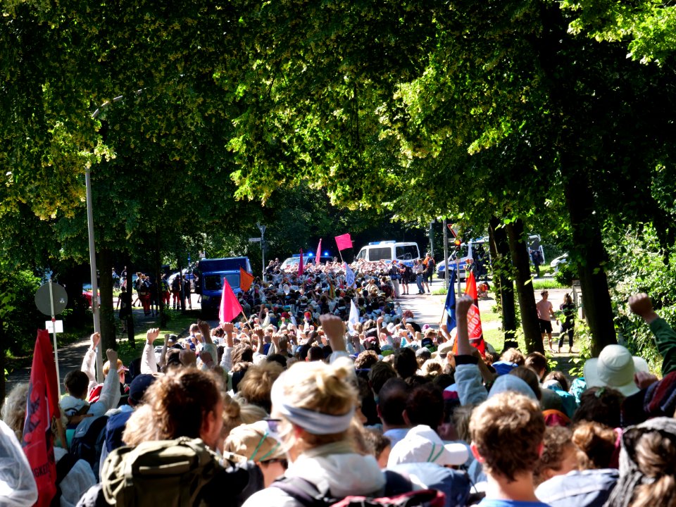 Ende Gelände Pink Finger in Viersen 21-06-2019 23