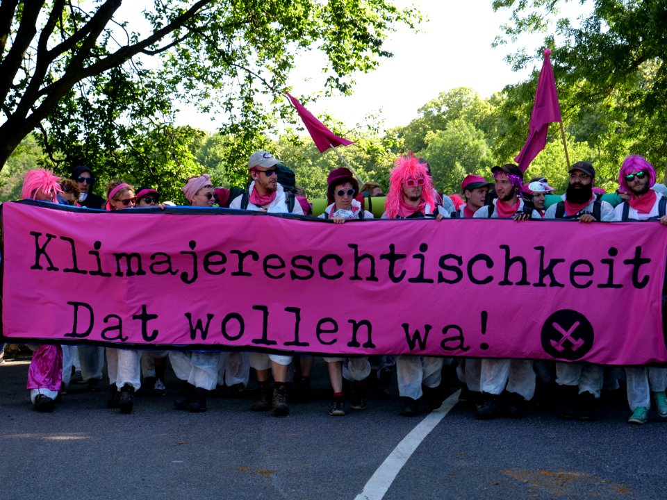 Ende Gelände Pink Finger in Viersen 21-06-2019 16