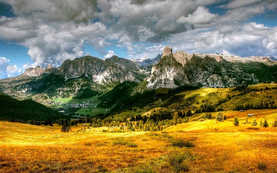 South tyrol alpine italy