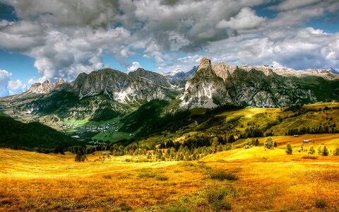 South tyrol alpine italy photo