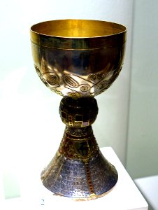 Eucharist chalice, Braunschweig, 1909 AD, silver, gold, precious stones - Braunschweigisches Landesmuseum - DSC04912