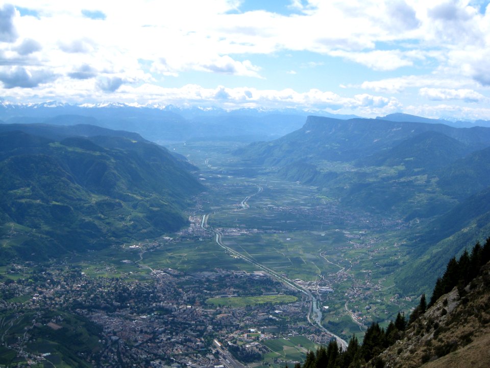 Etschtal von der Mutspitze