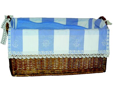 Basket malle wicker