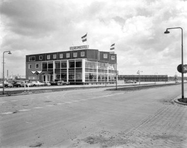 Euromotel geopend door wethouder mr HFC van Wijck , exterieur van het motel, Bestanddeelnr 914-0945