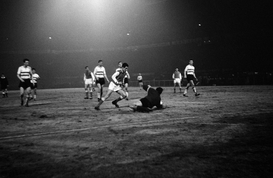 Europa Cup 1. Feyenoord tegen Reims 1-1. Spelmomenten, Bestanddeelnr 914-9207