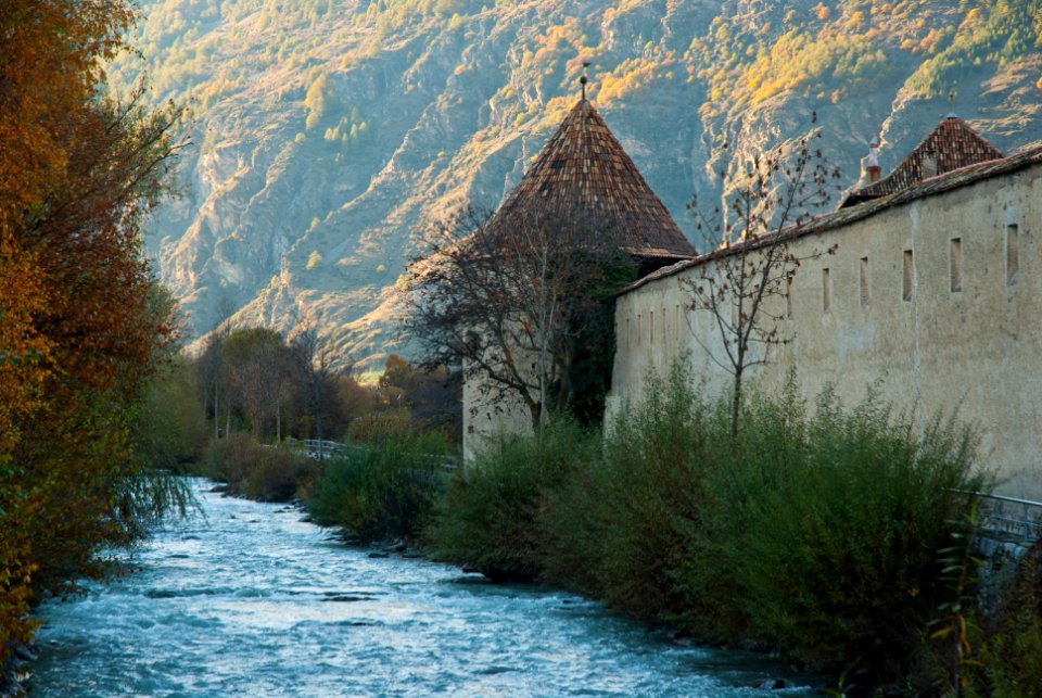 Etsch river near Glurns