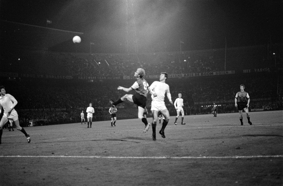 Europacup 1. Feyenoord tegen Reykjavik 4-0. Spelmoment, Bestanddeelnr 922-8317