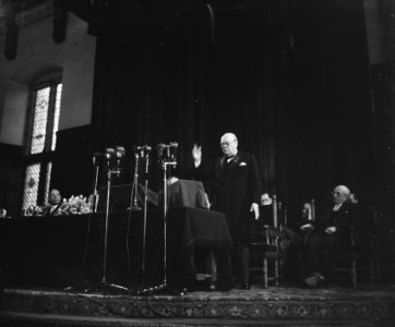 Europa Congres Ridderzaal Den Haag. Churchill, Bestanddeelnr 902-7382