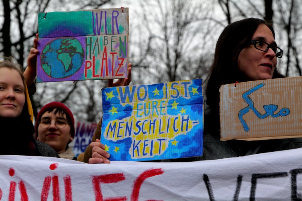 Europe dont kill demonstration Berlin 2020-03-07 07