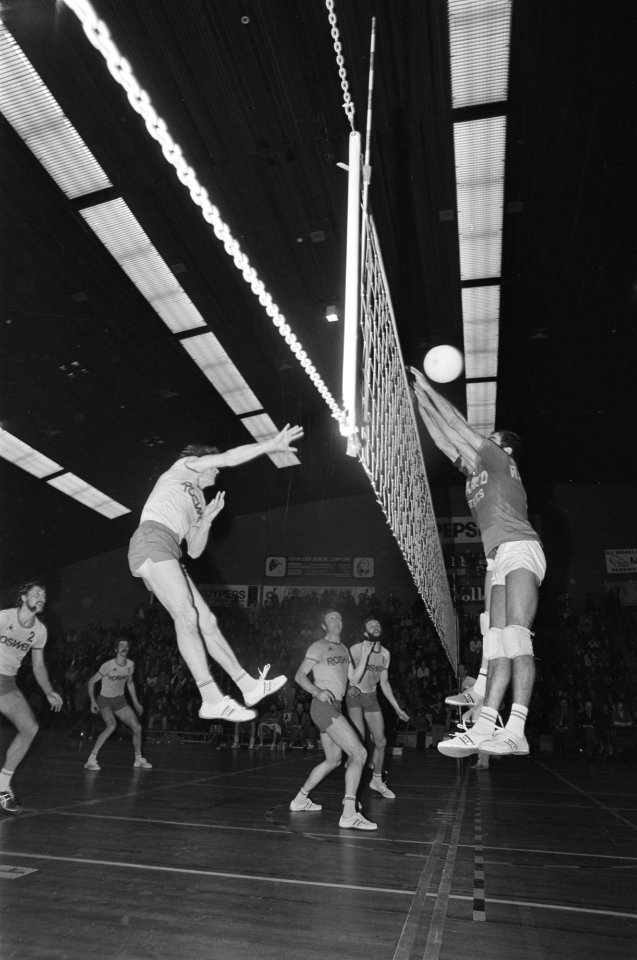 Europacup Volleybal Rosswell tegen Turnhout spelmomenten, Bestanddeelnr 928-4257