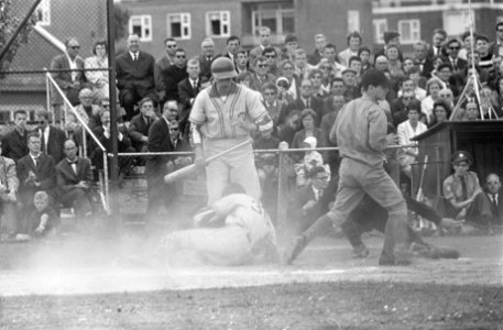 Europacup voor honkbal, Sparta en het Belgische Luchtball Greys , spelmomenten, Bestanddeelnr 916-6133