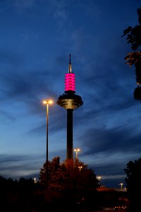 Europaturm Frankfurt am Main blue hour 2020-08-19 01