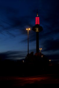 Europaturm Frankfurt am Main blue hour 2020-08-19 02