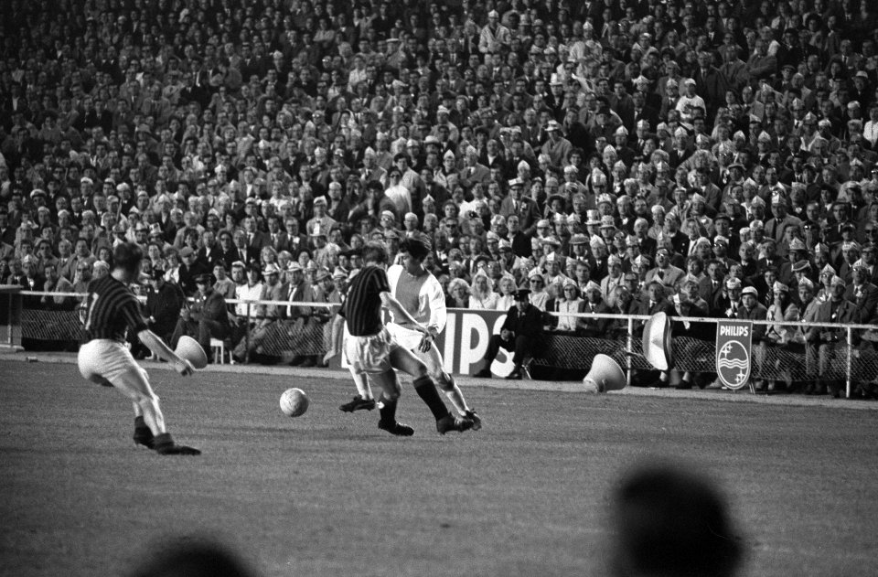 Europacupfinale te Madrid. Ajax tegen AC Milaan 1-4, Bestanddeelnr 922-4672