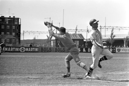 Europacup voor honkbal, Sparta en het Belgische Luchtball Greys , spelmomenten, Bestanddeelnr 916-6132
