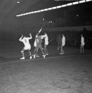 Europacup zaalhandbal Operatie 55 tegen Dudelange 11-1 spelmoment, Bestanddeelnr 917-1080