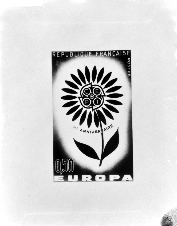 Europazegels 1964 motief is een bloem, Bestanddeelnr 916-2915