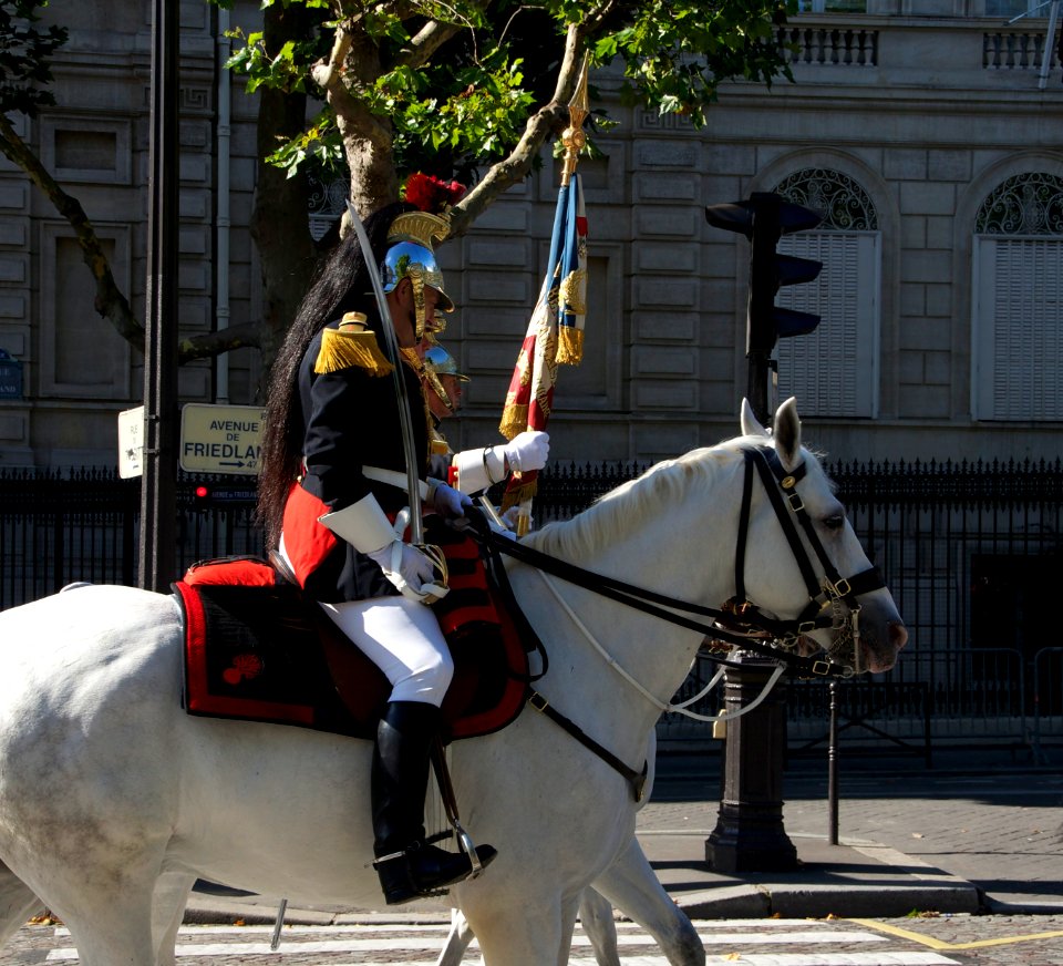 Etendard du Régiment de cavalerie de la Garde Républicaine
