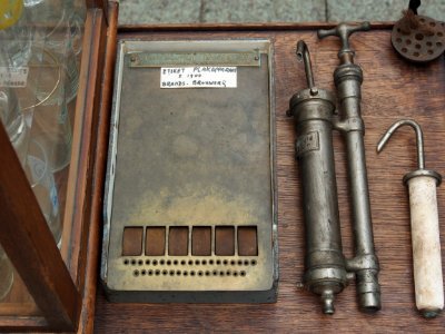 Etiket plakapparaat +-1900 van de Brands-Brouwerij