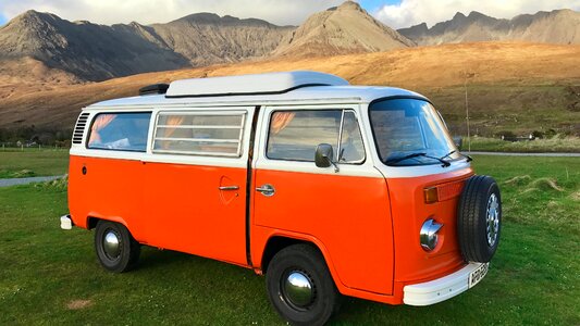Retro volkswagen old car