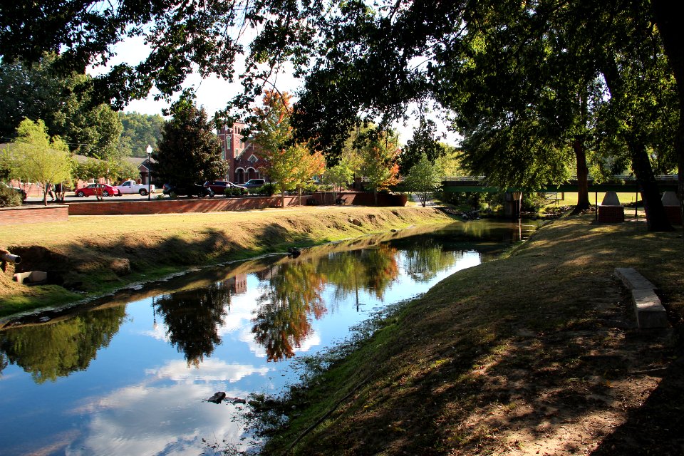 Euharlee Creek in Rockmart, October 2016