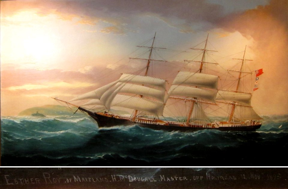 Esther Roy of Maitland. H. McDougall Master. off Holyread. 12 Nov. 1898