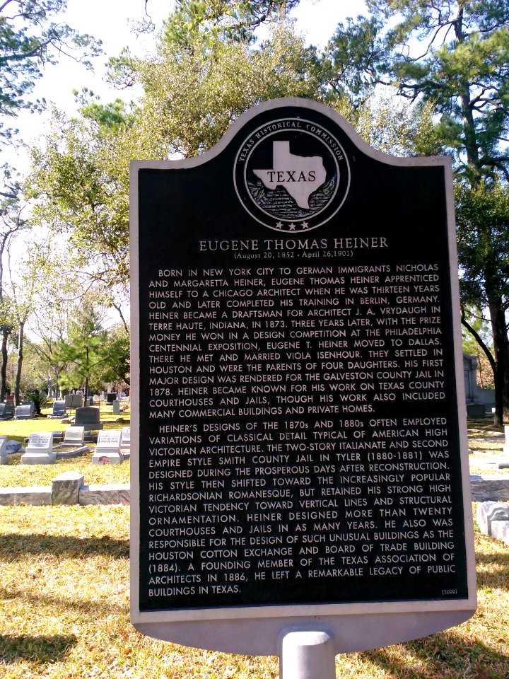 EugeneThomasHeinerGlenwoodTXMarker