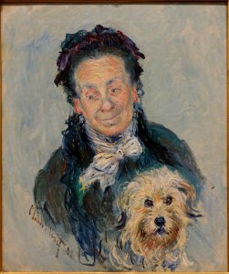 Eugenie Graff (Madame Paul), by Claude Monet, 1882, oil on canvas - Fogg Art Museum, Harvard University - DSC00700