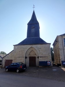Estrebay (Ardennes) Église, façade
