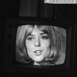 Eurovisie Songfestival 1965 te Napels. Opname van televisie. France Gall, Bestanddeelnr 917-5635