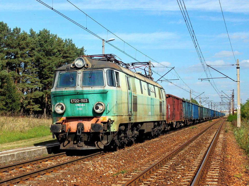 ET22-1103, Польша, Подляское воеводство, станция Белосток (Trainpix 114057)