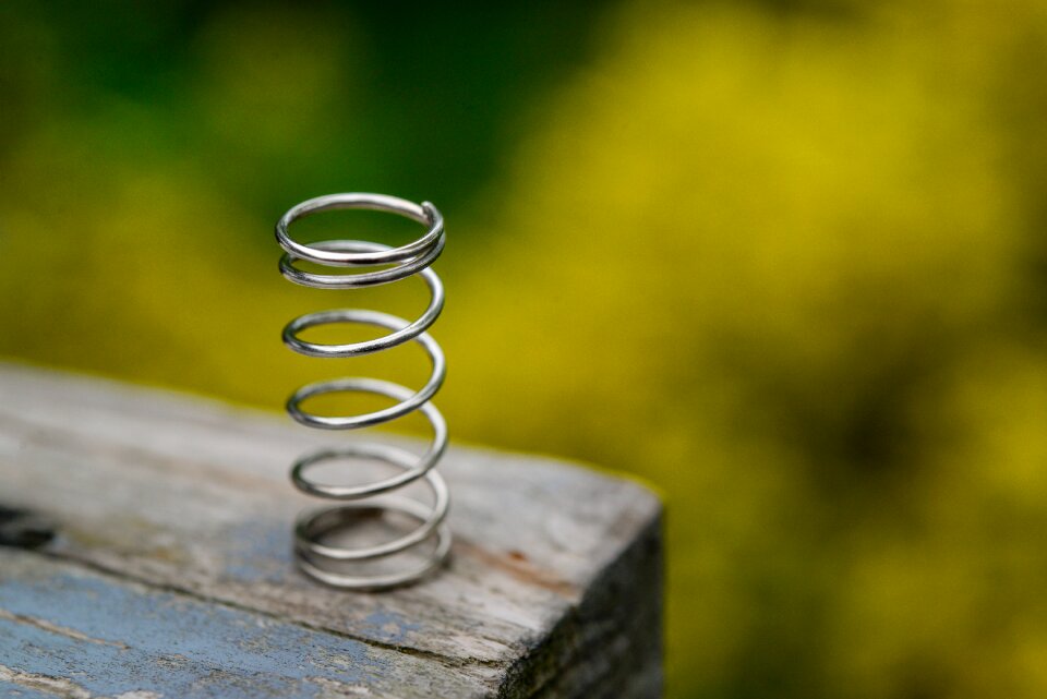 Steel industrial coil spring