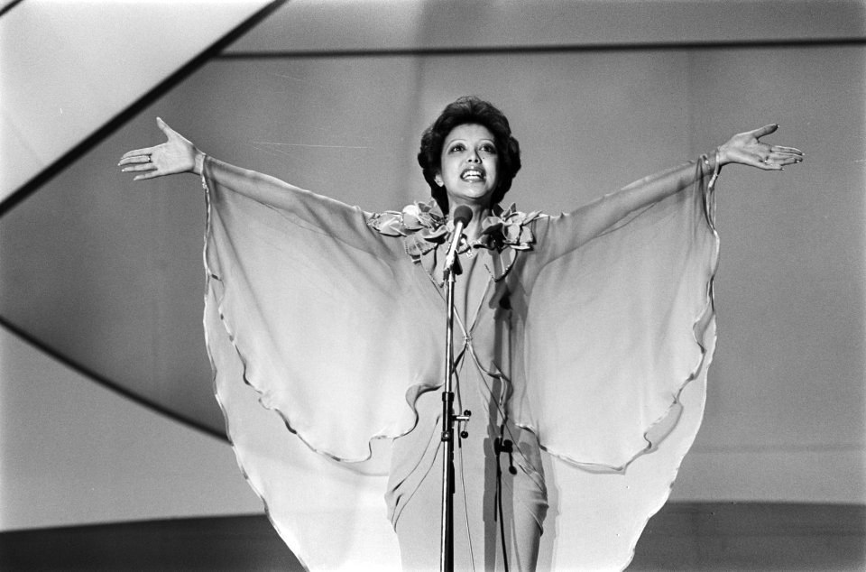 Eurovisie Songfestival 76 Den Haag Sandra (Nederland), Bestanddeelnr 928-5022