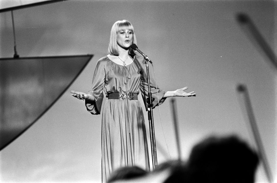 Eurovisie Songfestival 76 Den Haag Catherine Ferry (Frankrijk), Bestanddeelnr 928-5017