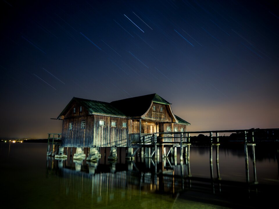 Ammersee night house