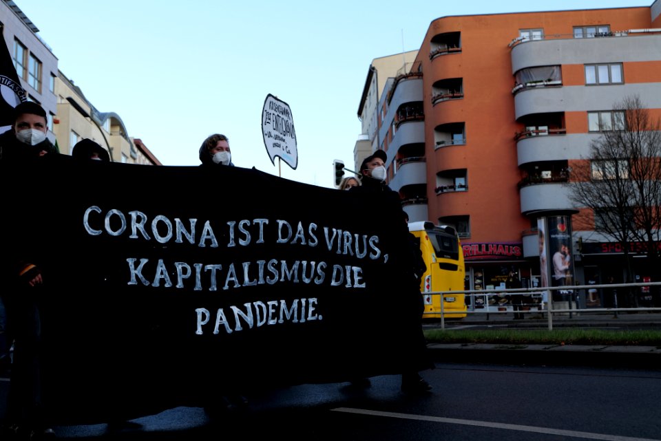 FCK2020 demonstration Berlin 2020-12-30 16