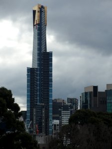Eureka Tower from the Shrine of Remembrance 20180726-027